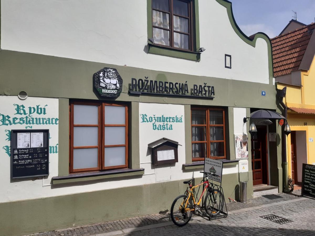 Třeboň Rozmberska Basta酒店 外观 照片
